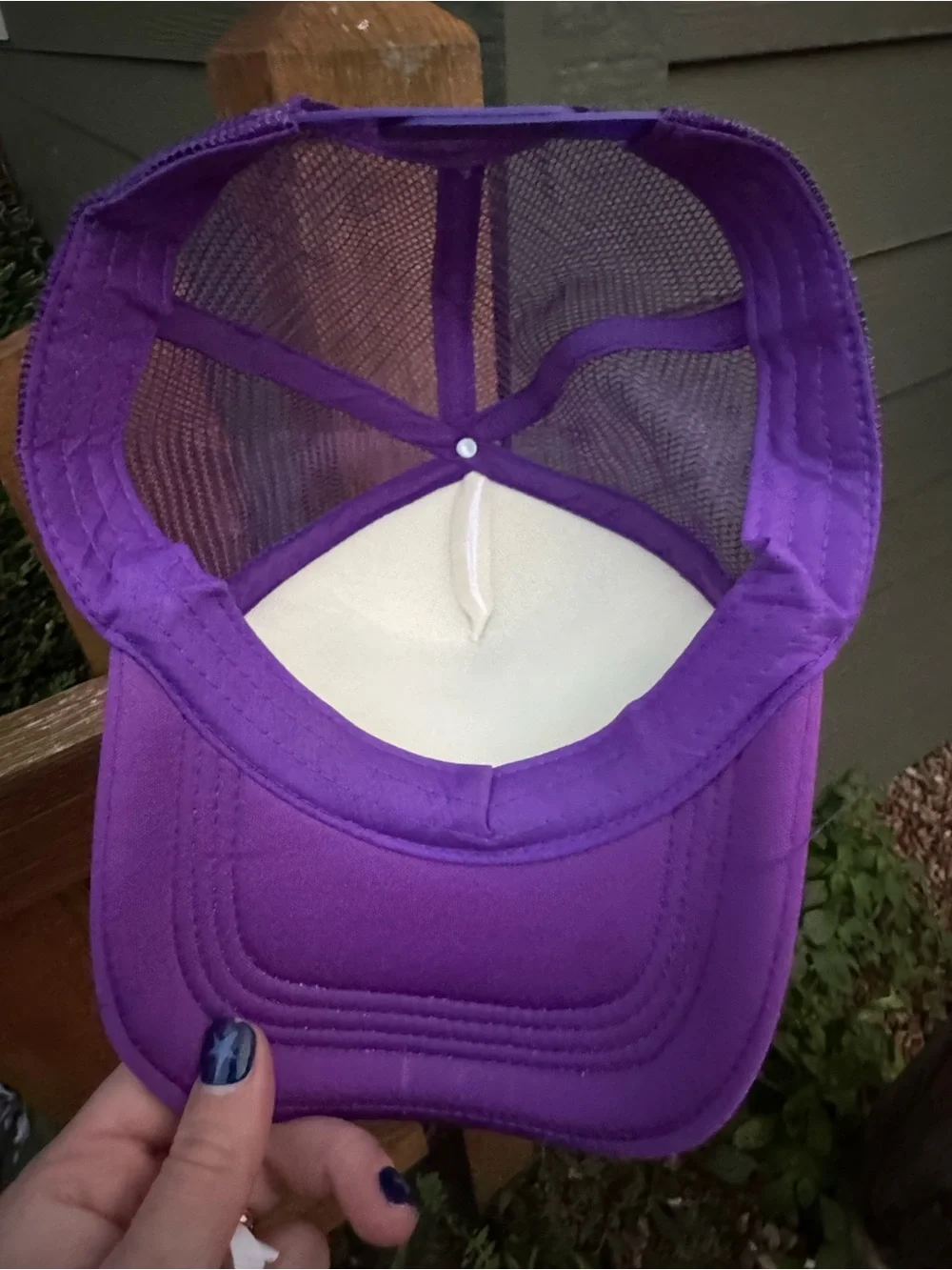 90s2K Café Purple Trucker Hat